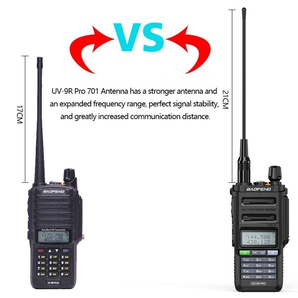 2023 Baofeng UV-9R Pro V1 V2 Waterproof IP68 Walkie Talkie - Image 5