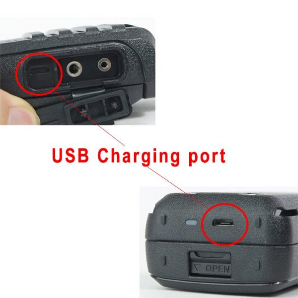 2PCS 5800mAh Portable Baofeng UHF Radios Pofung M4 Transceiver - Image 2