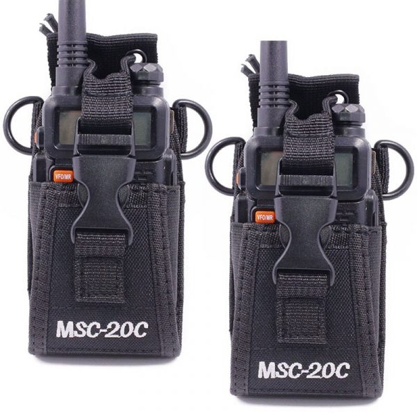 MSC-20C Nylon Multi-Function Pouch Bag Holster Carry Case for Yaesu Motorola TYT baofeng UV-5R UV-82 Walkie Talkie