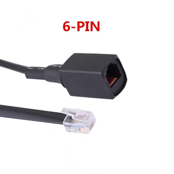 6-Pin Extension Cable Cord For Yaesu Radio FT7800 FT7900 FT8800 FT100D 400DR Car Radios - Image 2