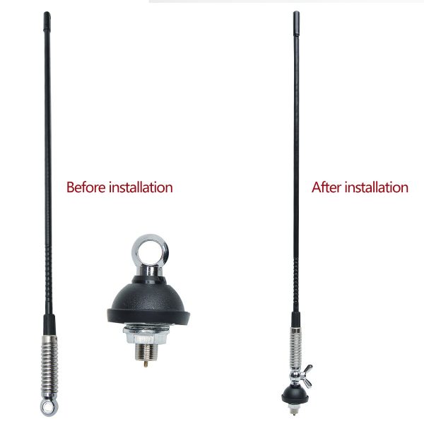 Exclusive design 27Mhz Antenna for most 27MHz Mobile CB Radios Cobra Midland Uniden Maxon President Anytone - Image 4
