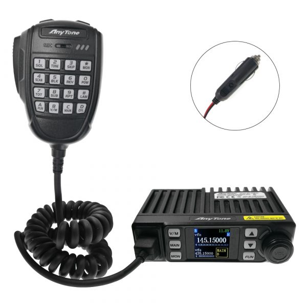 AnyTone AT-779UV Mini Mobile Transceiver Dual Band Amateur Radio Station - Image 5