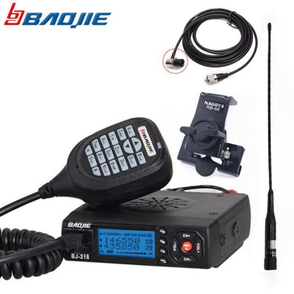 Dual Band VHF/UHF BAOJIE BJ218 Mini Mobile Radio Station Transceiver