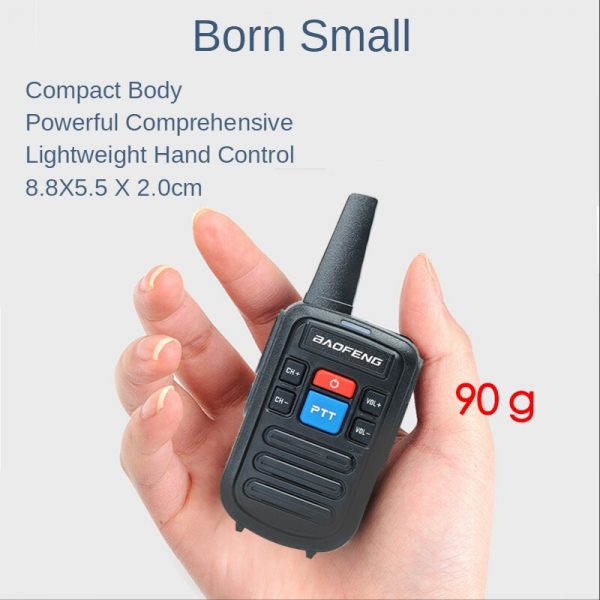 Hotsale Baofeng BF-C50 Dual PTT Buttons 99 Channels Mini Walkie Talkie - Image 2