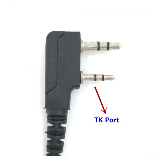 Walkie Talkie Kenwood Extendable Throat Vibration Mic Headset Finger PTT TK Port - Image 5