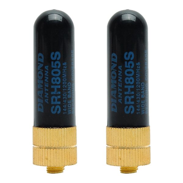 2pcs Handheld Ham Radio SRH805S Short Antenna 5cm SMA-F Diamond Antenna
