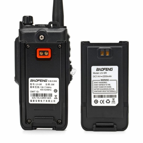 Dual Band UV 8W Baofeng UV9R Waterproof Walkie Talkie - Image 4