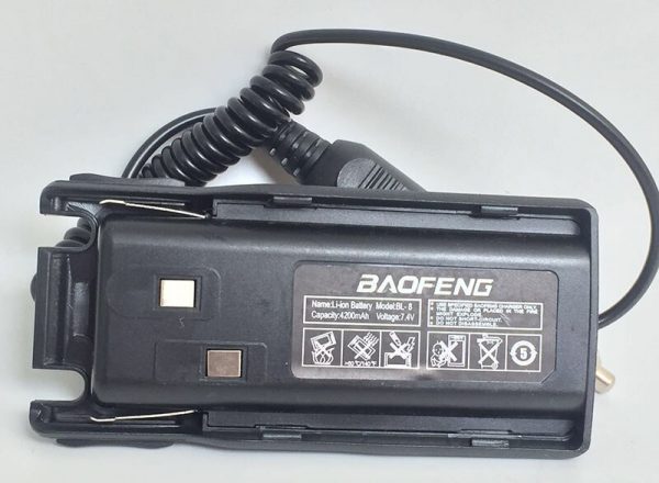 Baofeng UV-82 Battery Eliminator For Pofung UV-89 UV 82 baofeng uv-82hx Accessories - Image 2