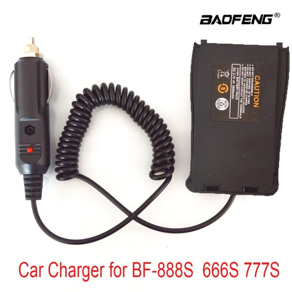 Baofeng Car Charger Battery Eliminator for BF-888S 666s 777s Pofung Walkie Talkie