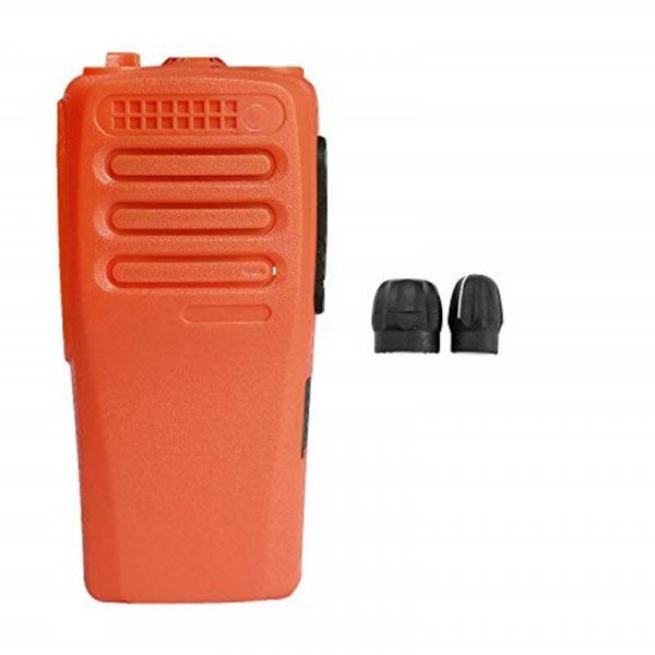 Orange Motorola DEP450 CP200d Xir P3688 DP1400 Radio Replacement Repair Housing Cover Case with Speaker - Image 2