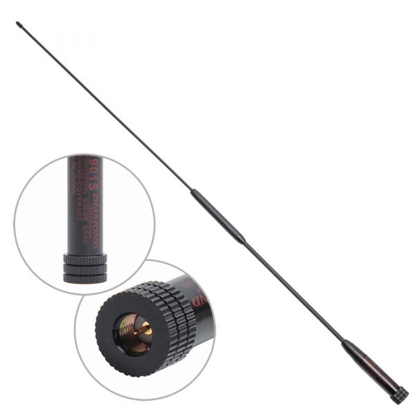 Dual Band Diamond RH901S SMA-Male Antenna For YAESU Vertex Wouxun TYT MD-380 Radios