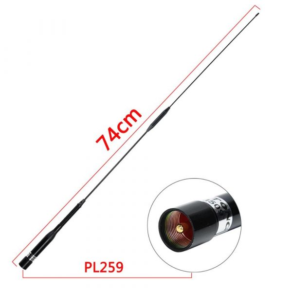 Walkie Talkie Diamond SG-M509 Antenna Dual Band 144/430MHz 70W High Gain Car Mobile Antenna - Image 2