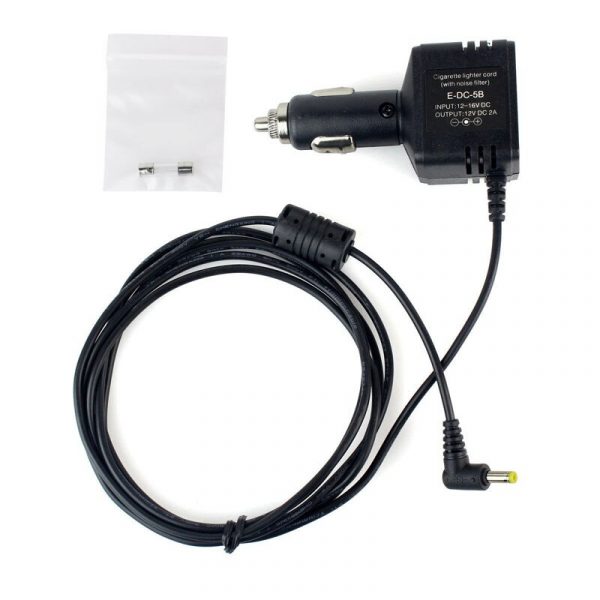 for YAESU VX-6R VX-7R Ham Radio E-DC-5B Car Charger Cigarette Lighter Cord Cable