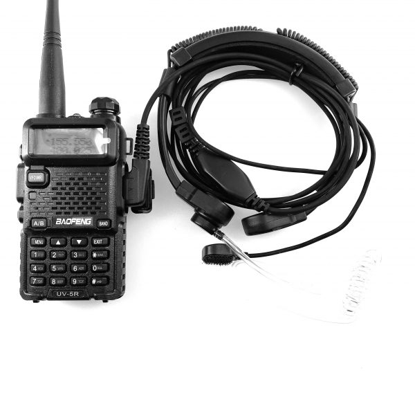 Extendable Throat Microphone Mic Earpiece Headset for Walkie Talkie BAOFENG UV-5R UV-10R UV 6R BF 888S H777 CB Radio Transceiver - Image 5