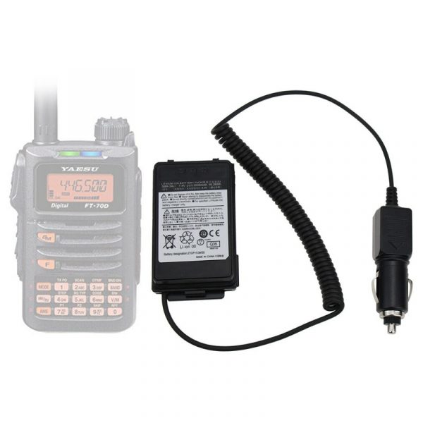 SBR-24LI Battery Eliminator Charger Car for YAESU FT-70D FT70D FT-70DR FT70DR FT-70DS FT70DS