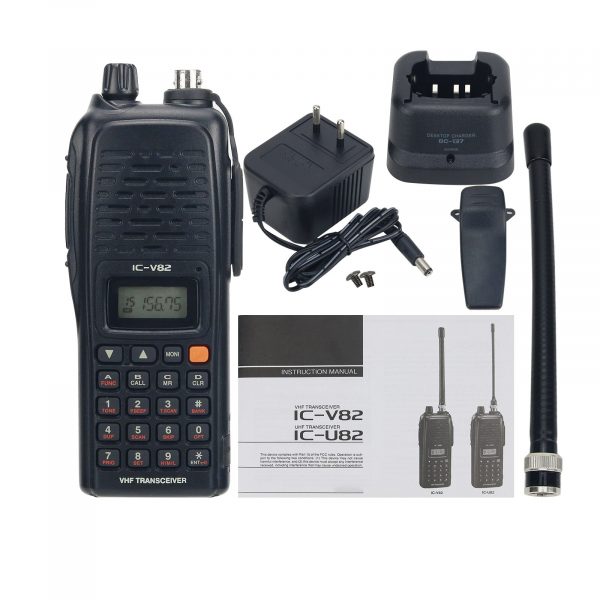 Portable ICOM V82 Radios 7W 3-7KM ICOM IC-V82 VHF Transceiver