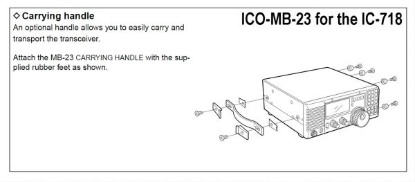 ICOM IC-718 Shortwave Radio ICOM IC718 HF All Band Transceiver - Image 6