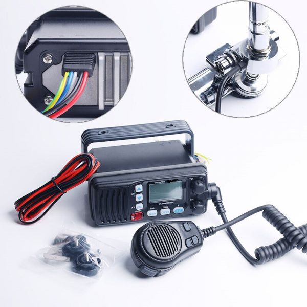 Waterproof ICOM IC-M304 VHF Marine Transceiver ICOM M304 Marine Shipboard Radios Station - Image 2