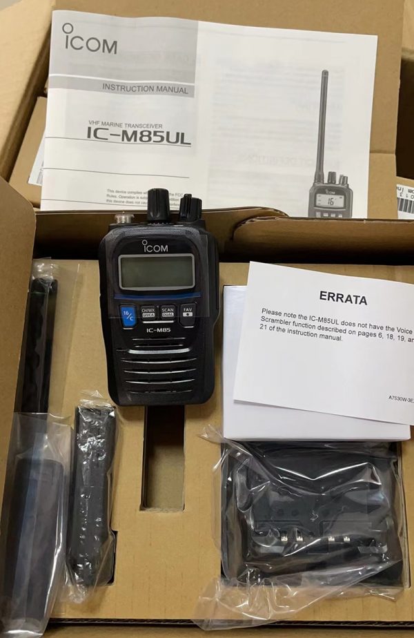 ICOM IC-M85UL Land and See VHF Marine Radio for Hazardous Locations - Image 4