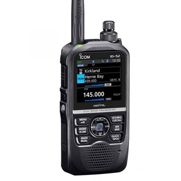 ICOM ID-52E Dual Band VHF UHF Digital Transceiver ICOM ID52E DMR Radios