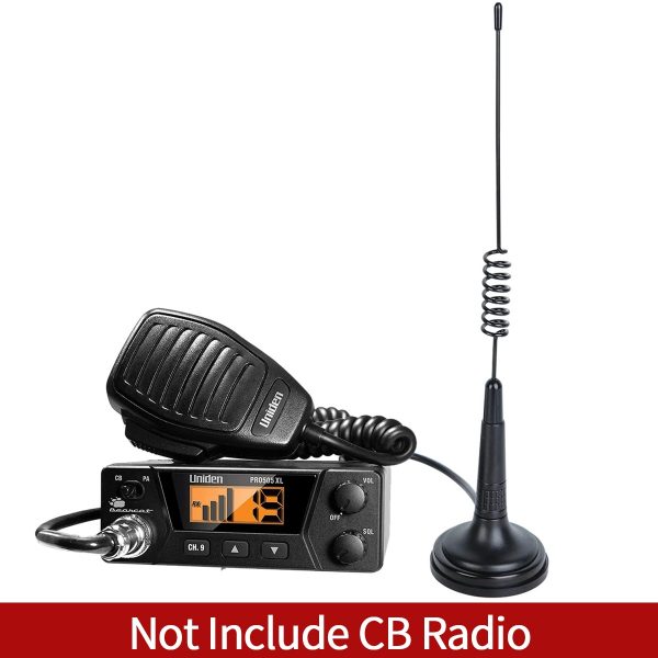 2pcs Whip Antenna 27MHz CB Magnetic Antenna 26-28MHz Antenna for INTEK MAG-1345 CB Shortwave Radio