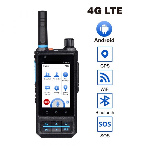 Inrico S200 4G LTE Network Radio Android Mobile Phone GPS WIFi Blue Tooth SOS Zello PTT Smartphone CE FCC Certification - Image 2