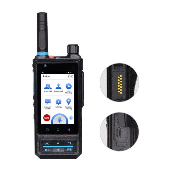 Inrico S200 4G LTE Network Radio Android Mobile Phone GPS WIFi Blue Tooth SOS Zello PTT Smartphone CE FCC Certification - Image 3