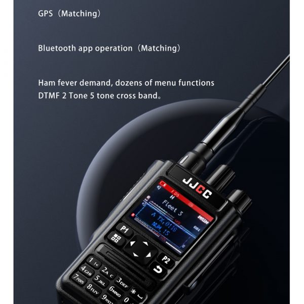 10W Full Frequency JJCC JC-8629 With GPS Bluetooth-app Handheld Transceiver - Image 3