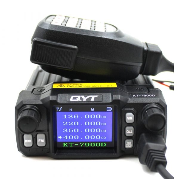 Latest Version Mini Mobile Radio QYT KT-7900D 25W Quad Band 144/220/350 / 440MHz KT7900D UV Transceiver Or With Power Supply - Image 4