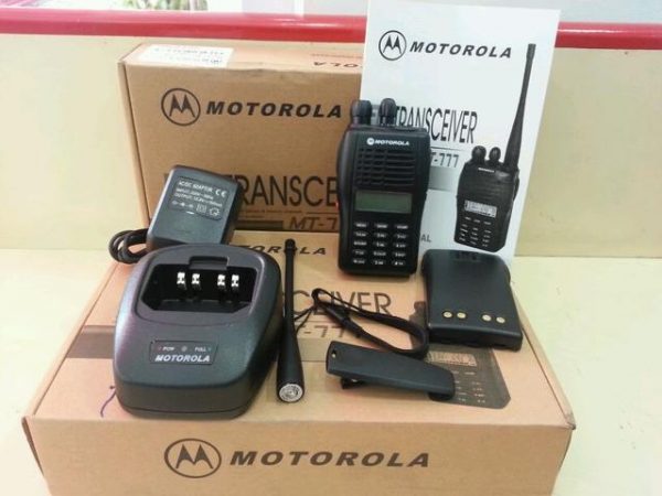 Promoted Discounted Motorola MT-777 Portable FM Transceiver - Image 2