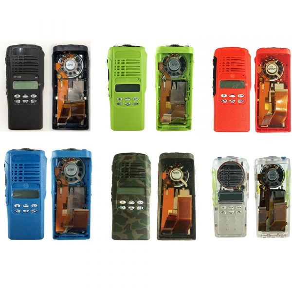 For Motorola HT1250 Housing Case Speaker Mic LCD Refurbish Kits Replacement Front Shell