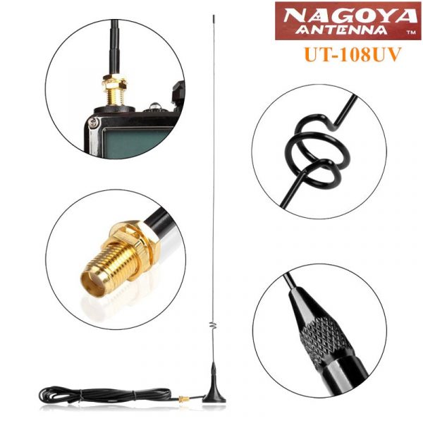 Dual Band Nagoya UT-108UV Antenna for BaoFeng UV-5R UV-6R GT-3 UV-82 BF-888S UV-B5 UV-B6 PX-