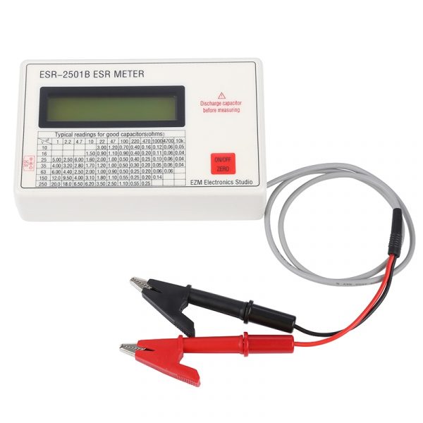 New ESR2501B ESR Meter DCR ESR-2501B Tester - Image 4