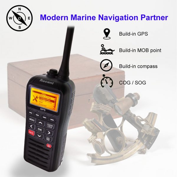 Float Transceiver Recent RS-38M VHF Marine Radio Built-in GPS - Image 2