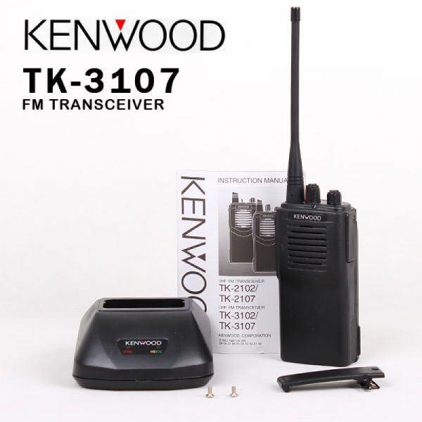 Classic Kenwood TK-3107 UHF Handheld Two Way Radio Kenwood TK3107 FM Transceiver