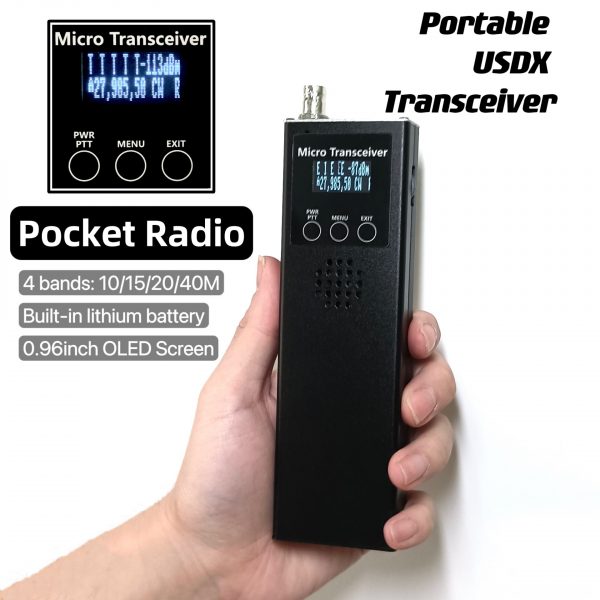 Mini Pocket Radio USDX HF band QRP SSB / CW Micro Transceiver