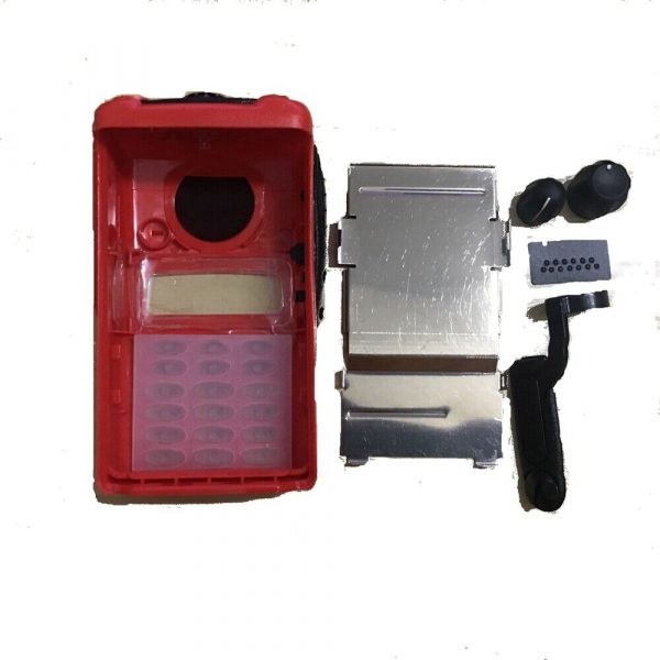 Replacement Repair Red Front Case for Motorola GP388 Portable Radio - Image 2