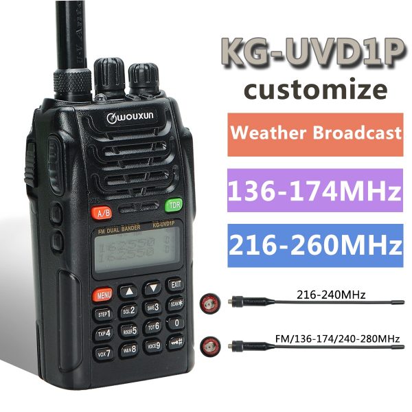 Upgrade Customized Wouxun KG-UVD1P 136-174/216-260MHz  Amateur Radios