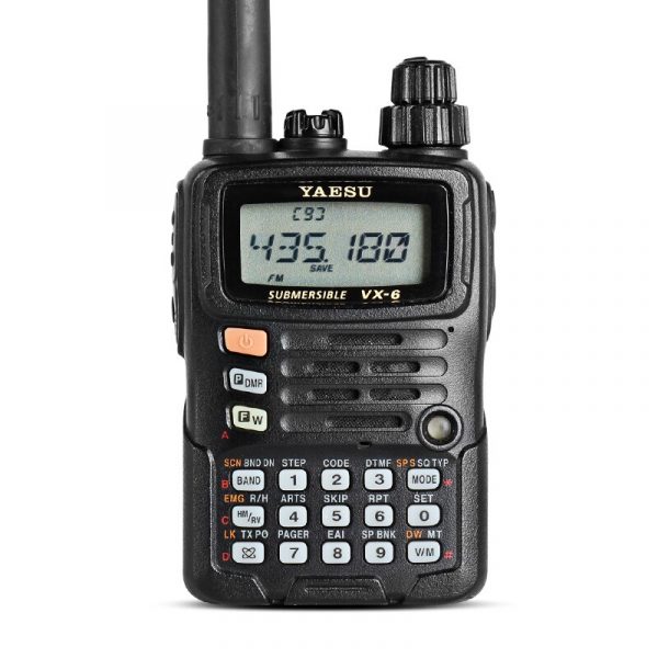 Yaesu VX-6R Dual frequency waterproof walkie-talkie