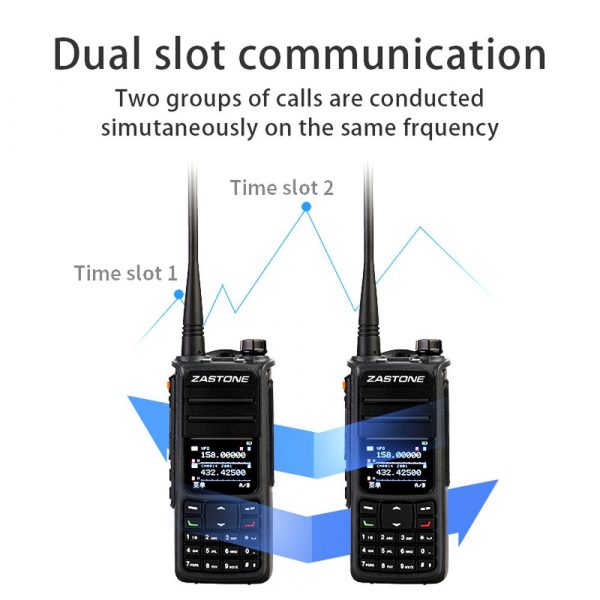 Zastone UV008 DMR Walkie Talkie Dual Band 10W GPS Digital Two Way Radio - Image 3