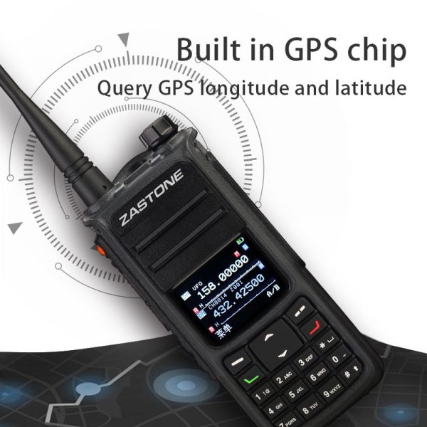 Zastone UV008 DMR Walkie Talkie Dual Band 10W GPS Digital Two Way Radio - Image 4