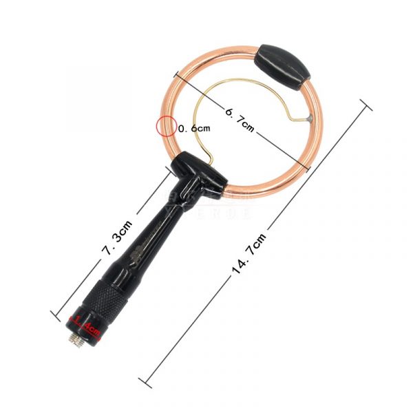 BNC SMA Male Female Stubby Dual-Loop Antenna Dual Band Circle High Gain 15cm for ICOM Vertex Yaesu Baofeng Sennheix Radios - Image 5