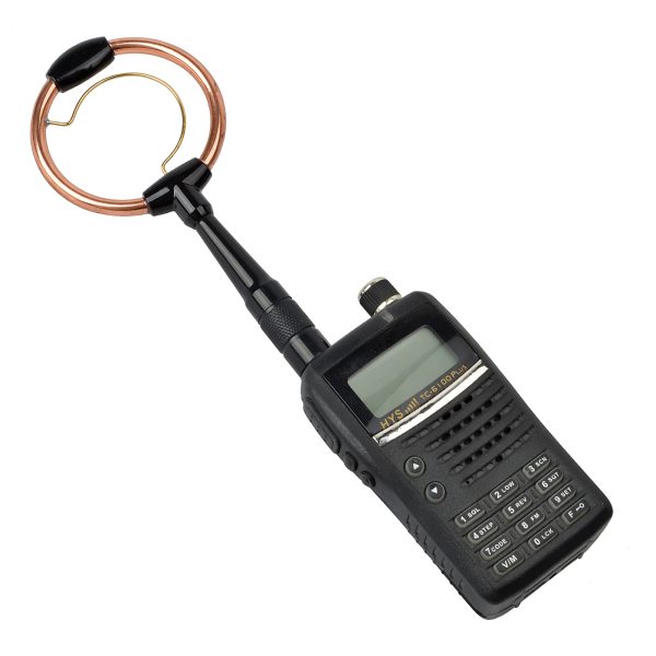 BNC SMA Male Female Stubby Dual-Loop Antenna Dual Band Circle High Gain 15cm for ICOM Vertex Yaesu Baofeng Sennheix Radios - Image 2