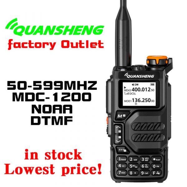 Factory Outlet Free Shipping Quansheng UV-K5 AM / FM Multi-Band Intercom 3colors
