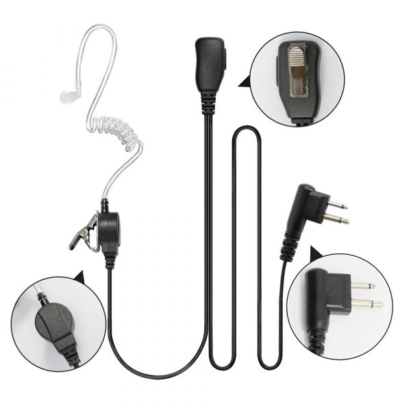Motorola Radios 1-wire Headset for Motorola CP185 CP200 GP2100 GP3188 GP3688 CLS1110 CLS1410 DTR410 DLR1020 DLR1060 DTR550 - Image 2
