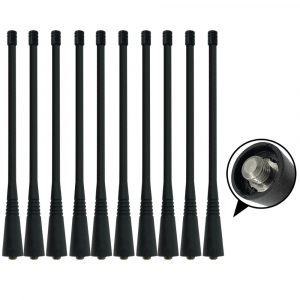 10pcs Long Whip UHF Antenna for Motorola PR400 PRO3150 GP340 CP200 GP680 HT750 HT1250 Portable Radios
