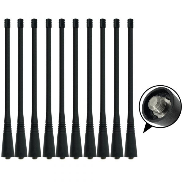 10pcs Long Whip UHF Antenna for Motorola PR400 PRO3150 GP340 CP200 GP680 HT750 HT1250 Portable Radios