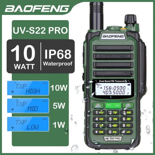 2023 Baofeng UV-S22 Pro Walkie Talkie