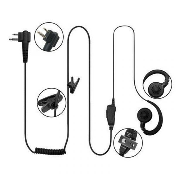 5PCS/Lot HKLN4455F/HKLN4602 OEM Headset Earpiece For Motorola Radio - Image 2