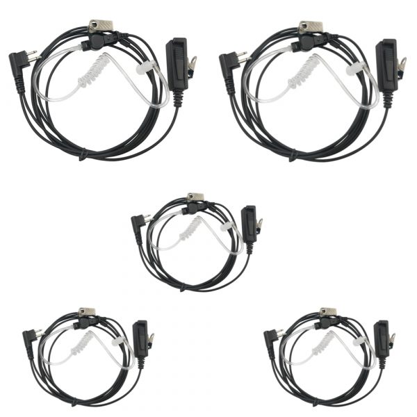 5pcs Wholesale Motorola 2-wire Mic Surveillance Earpiece for EP450 CP200 CP185 CP140 CP125 CP110 CP100 Radio
